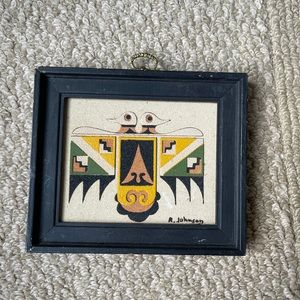 Vintage thunderbird sand art